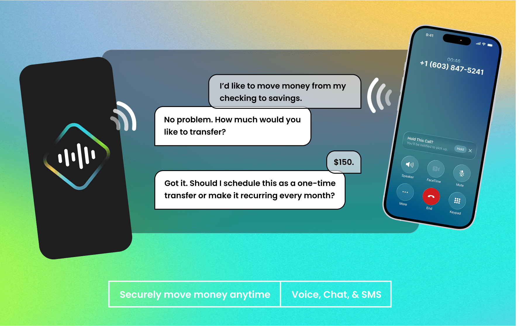 Transfer funds between accounts